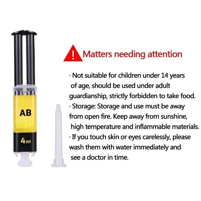 25ML Universal AB Glue Epoxy Resin Strong Adhesive Repair Metal Ceramics Plastic