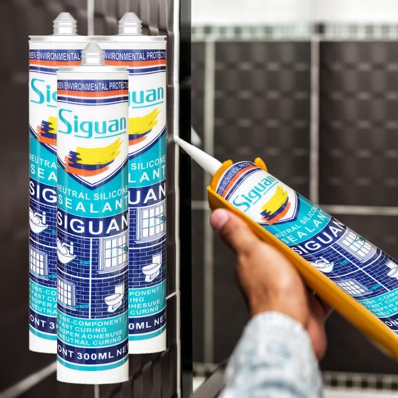 Waterproof 100% Silicone Sealant 10oz Cartridge - Clear/Grey