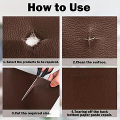 Self Adhesive Leather Repair Tape Patch for Sofas Car Seats Couches