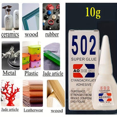 10g Quick Drying Glue - Ideal for Factories, Workshops, Packers & Contractors