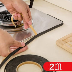 2pcs Gas Stove Gap Anti-fouling Strip for Kitchen
