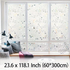 Privacy Film Stained Glass Window Sticker