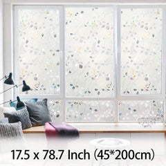 Privacy Film Stained Glass Window Sticker