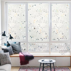 Privacy Film Stained Glass Window Sticker