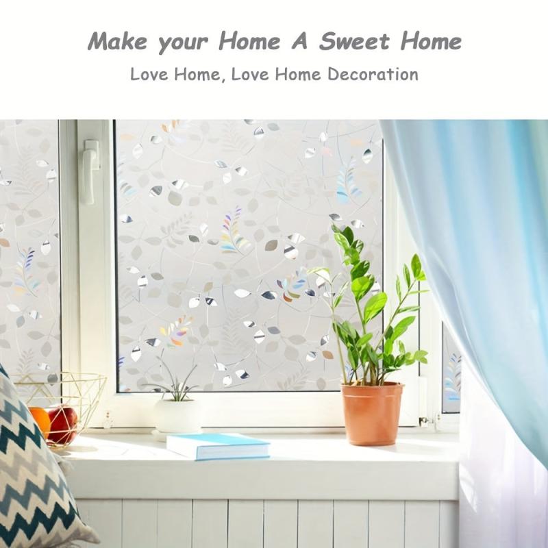 Privacy Film Stained Glass Window Sticker