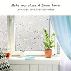 Privacy Film Stained Glass Window Sticker