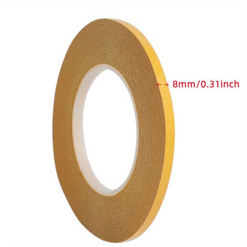 50m High Temp Resistant PET Double Sided Tape Transparent