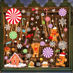 Christmas Gingerbread Man Window Stickers