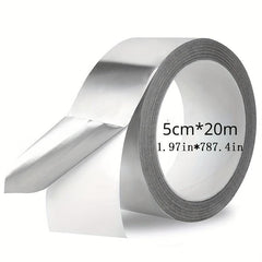 HVAC Waterproof Fireproof Aluminum Foil Tape For Ventilation Duct