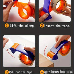 Portable Packing Tape Dispenser Ergonomic Tape Gun Moving Mailing Box Sealing