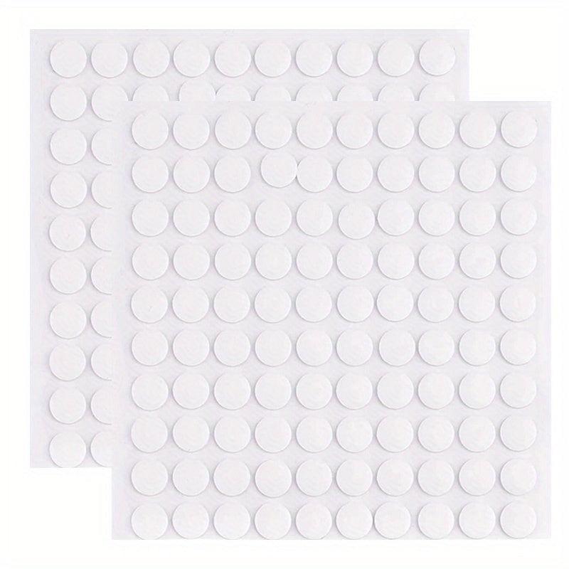 500pcs Clear Sticky Putty Reusable Double Sided Nano Gel Mat