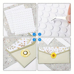 500pcs Clear Sticky Putty Reusable Double Sided Nano Gel Mat