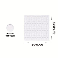 500pcs Clear Sticky Putty Reusable Double Sided Nano Gel Mat