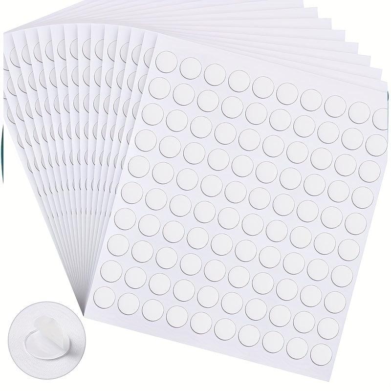 500pcs Clear Sticky Putty Reusable Double Sided Nano Gel Mat