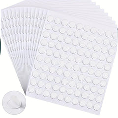 500pcs Clear Sticky Putty Reusable Double Sided Nano Gel Mat