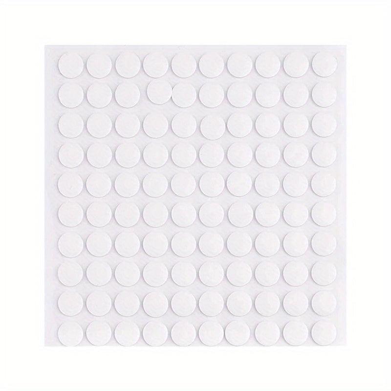 500pcs Clear Sticky Putty Reusable Double Sided Nano Gel Mat