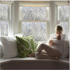 Laser Bamboo Electrostatic Adhesive Glass Film - Privacy Protection
