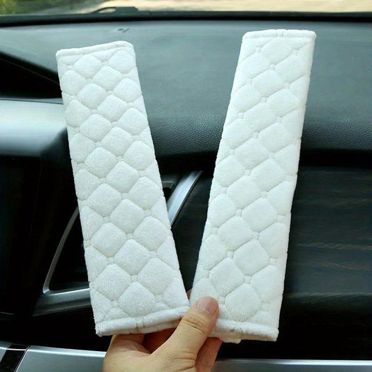 2pcs Soft Car Seat Belt Covers Shoulder Protector Pads for Adults