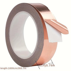 98m Copper Foil Tape Shielding High Temp Double Sided Conductive Pure Copper