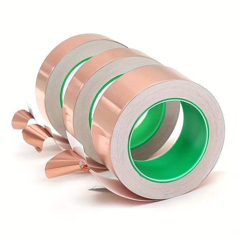 98m Copper Foil Tape Shielding High Temp Double Sided Conductive Pure Copper