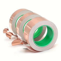 98m Copper Foil Tape Shielding High Temp Double Sided Conductive Pure Copper