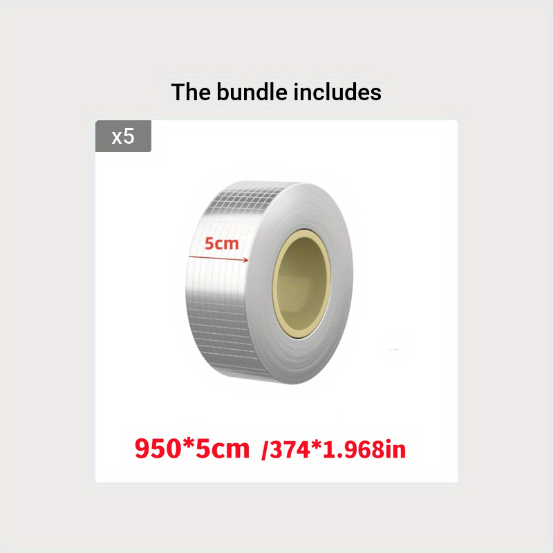 5M Waterproof Butyl Repair Adhesive Tape Strong Foil Seal