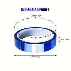 20mm X33m High Temp Heat Tape for Sublimation Printing Vinyl