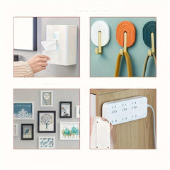 24 Pairs Large Picture Hanging Strips Heavy Duty Tool Kit Without Nails