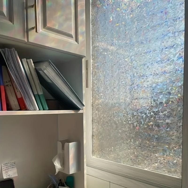 Colorful Window Privacy Film Static Cling Glass Decoration