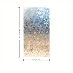 Colorful Window Privacy Film Static Cling Glass Decoration