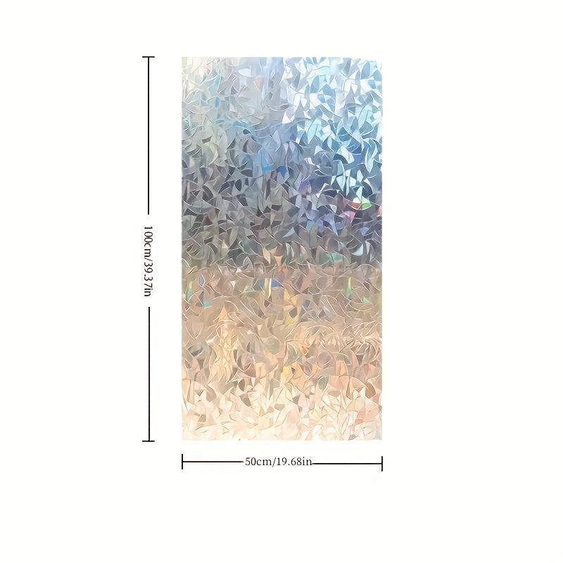 Colorful Window Privacy Film Static Cling Glass Decoration