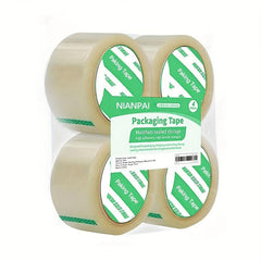 4 Rolls of Packaging Tape 6.0cm x 91.44m 2.0 mil