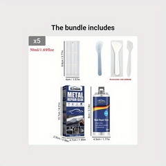 50ml 100ml Metal Repair Adhesive High Strength Sealant Weld Seam Bonding