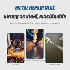 50ml 100ml Metal Repair Adhesive High Strength Sealant Weld Seam Bonding