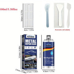 50ml 100ml Metal Repair Adhesive High Strength Sealant Weld Seam Bonding