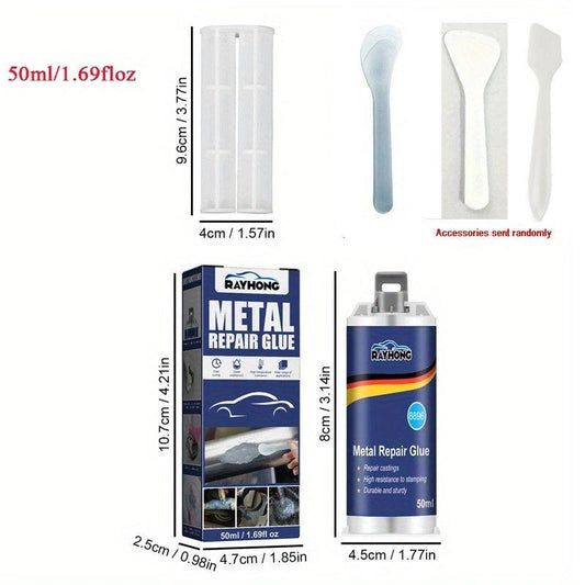 50ml 100ml Metal Repair Adhesive High Strength Sealant Weld Seam Bonding