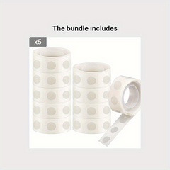 1000pcs 10 Rolls Double-sided Adhesive Tape for Balloons, Weddings, Birthdays