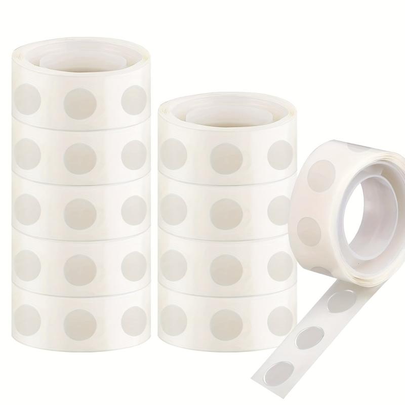 1000pcs 10 Rolls Double-sided Adhesive Tape for Balloons, Weddings, Birthdays