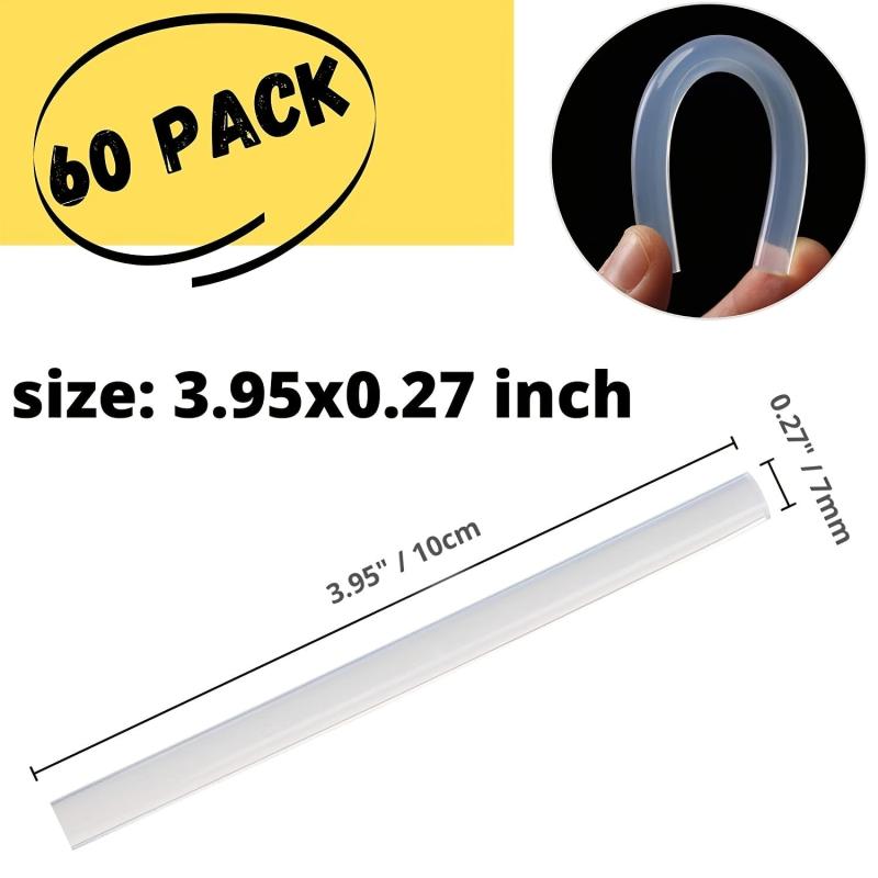 60pcs Hot Glue Sticks Mini 10 16 Cm Transparent Hot Melt Glue Sticks for Factory