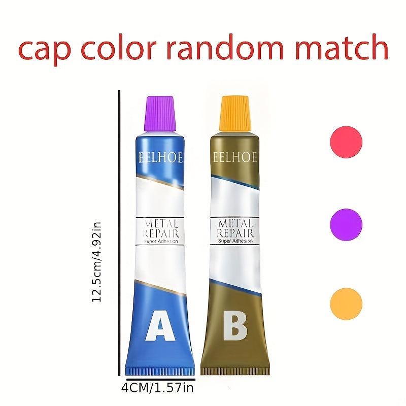2pcs Magic Repair Glue AB Metal Strength Iron Bonding Heat Resistance Cold Weld