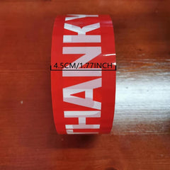 Thank You Text Packing Tape 4 X36 58 91 44 Meter 2 0 Mil Transparent Tape