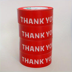 Thank You Text Packing Tape 4 X36 58 91 44 Meter 2 0 Mil Transparent Tape