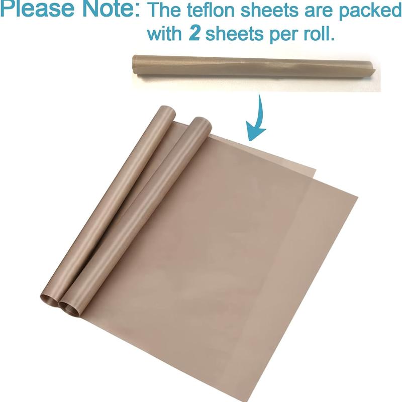2pcs Teflon Sheet For Heat Press 16 X 20 Non Stick Craft Mat For T Shirt Press