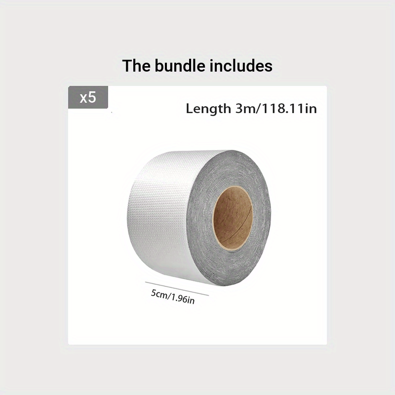 Waterproof Aluminum Foil Butyl Tape High Temp Resistance, Roof Crack Repair Tape