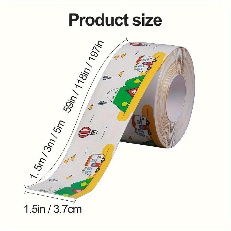 Self-Adhesive Caulk Strip for Bathtub and Wall Sealing