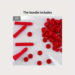 Caulk Cap Caulk Saver Caps - Red - 20/50pcs