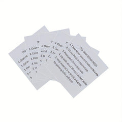5pcs Waterproof Clear Cloth Patches Self Adhesive Nylon Sticker