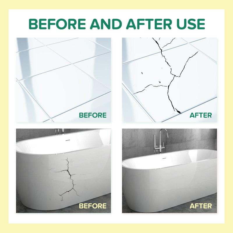 Easy Tile Repair AB Glue Set - Repair Cracks & Dents - Ceramic Repair Paste
