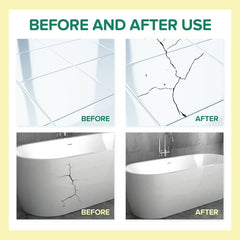 Easy Tile Repair AB Glue Set - Repair Cracks & Dents - Ceramic Repair Paste