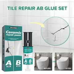Easy Tile Repair AB Glue Set - Repair Cracks & Dents - Ceramic Repair Paste